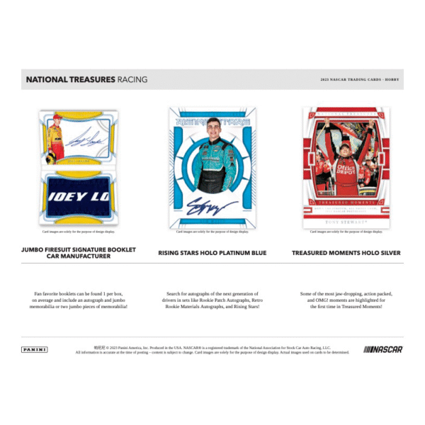 2023 Panini National Treasures Racing Hobby 4 Box Case - Image 4