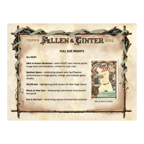 2023 Topps Allen & Ginter Baseball Hobby 12 Box Case - Image 8