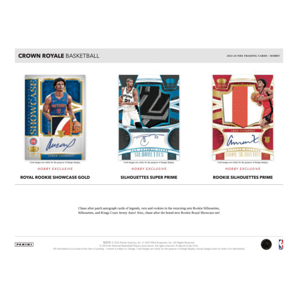 2023/24 Panini Crown Royale Basketball Hobby Box - Image 2