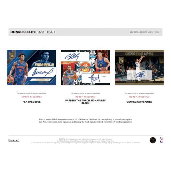 2023/24 Panini Donruss Elite Basketball Hobby Box - Image 3