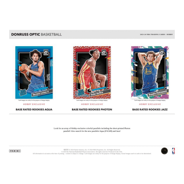 2023/24 Panini Donruss Optic Basketball Hobby Box - Image 3