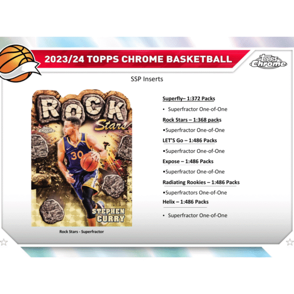 2023/24 Topps Chrome Basketball Hobby Box - Image 7