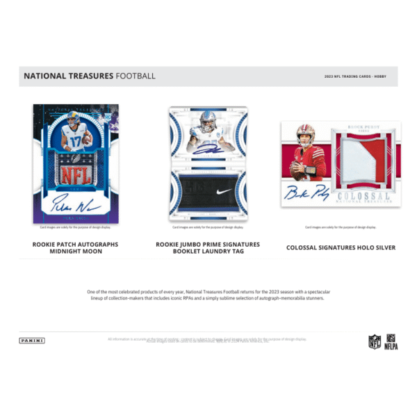 2023 Panini National Treasures Football Hobby Box - Image 2