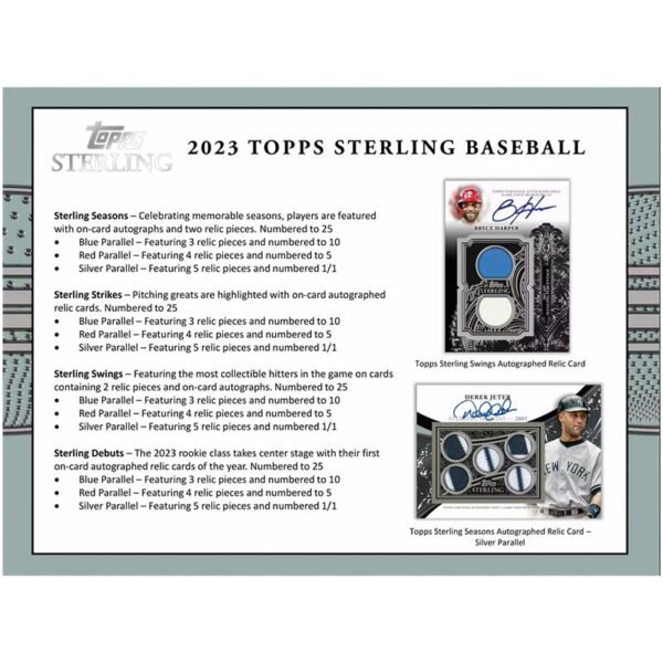 2023 Topps Sterling Baseball Hobby Box - Image 2